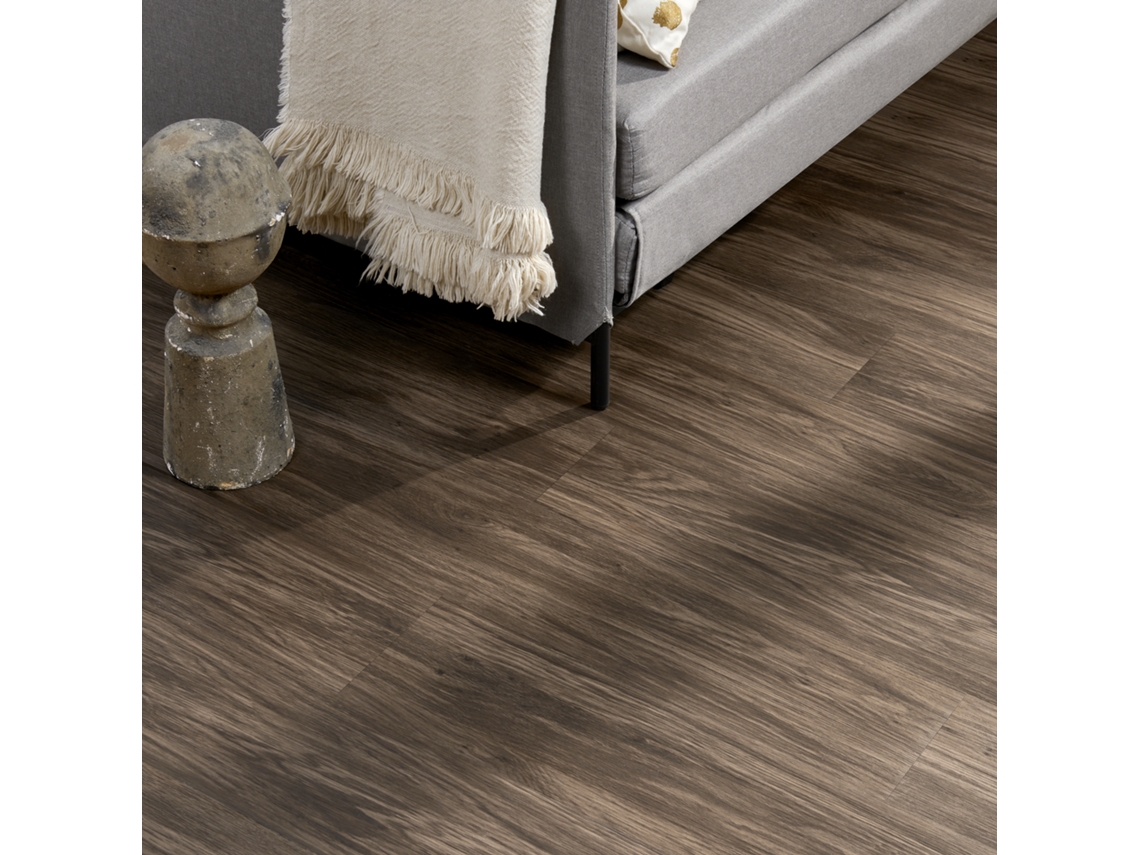 Pisos de Vinilo Valona autoadhesivo PVC 7 planchas 0,975 m² Roble Sepia 'Sepia Oak' NEU.HOLZ