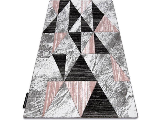 Alfombra DYWANY LUSZCZOW Alter Nano (Rosa - 240 x 330 cm - Polipropileno)