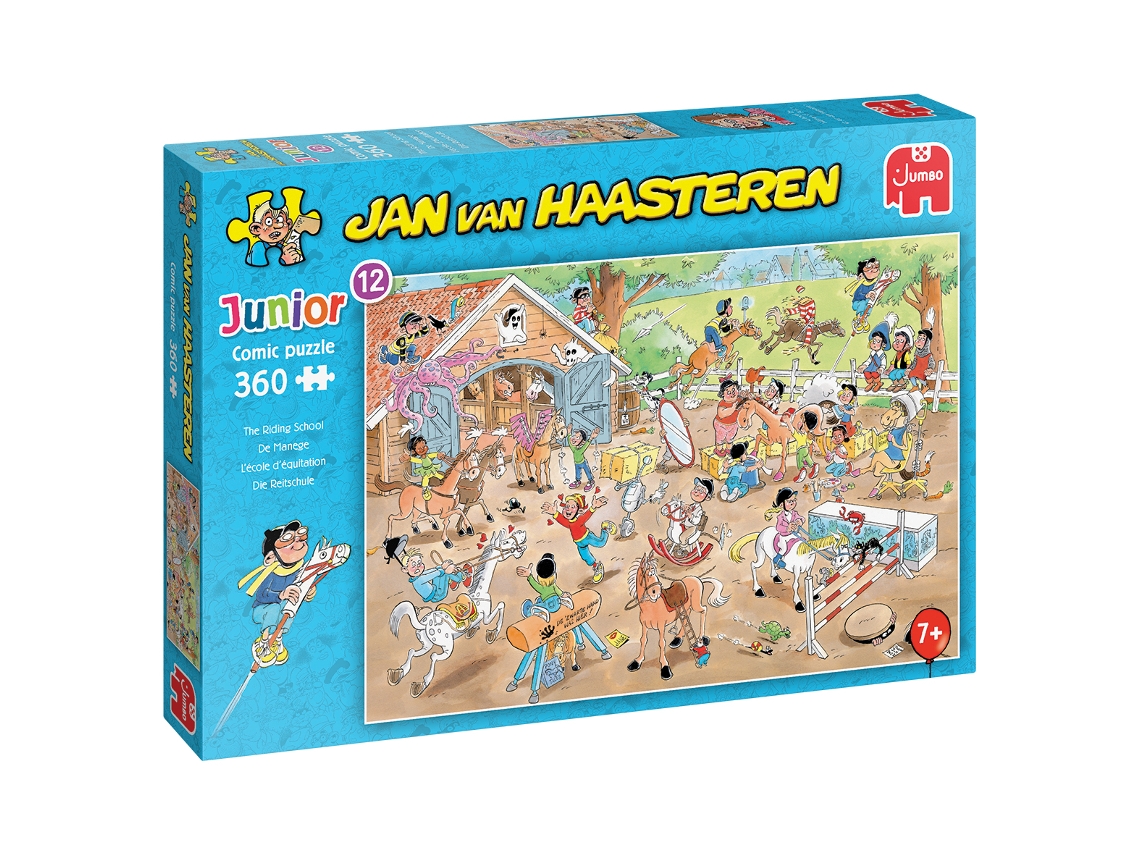 Puzzle Jan van Haasteren Junior The Riding School 360pcs rompecabezas 360 pieza(s) Humor