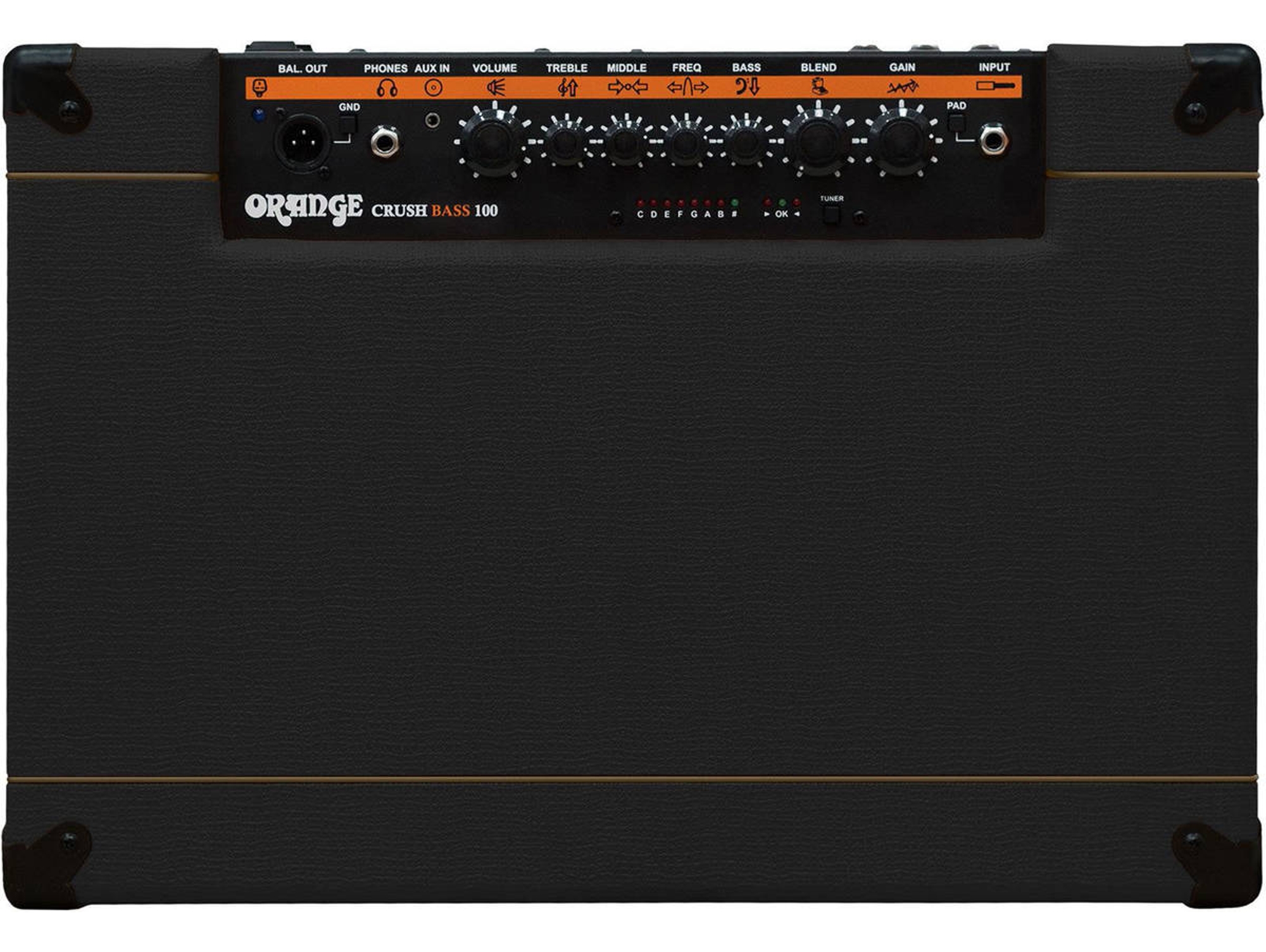 Amplificador ORANGE Crush Bass 100 Negro (55 x 51 x 35 cm)