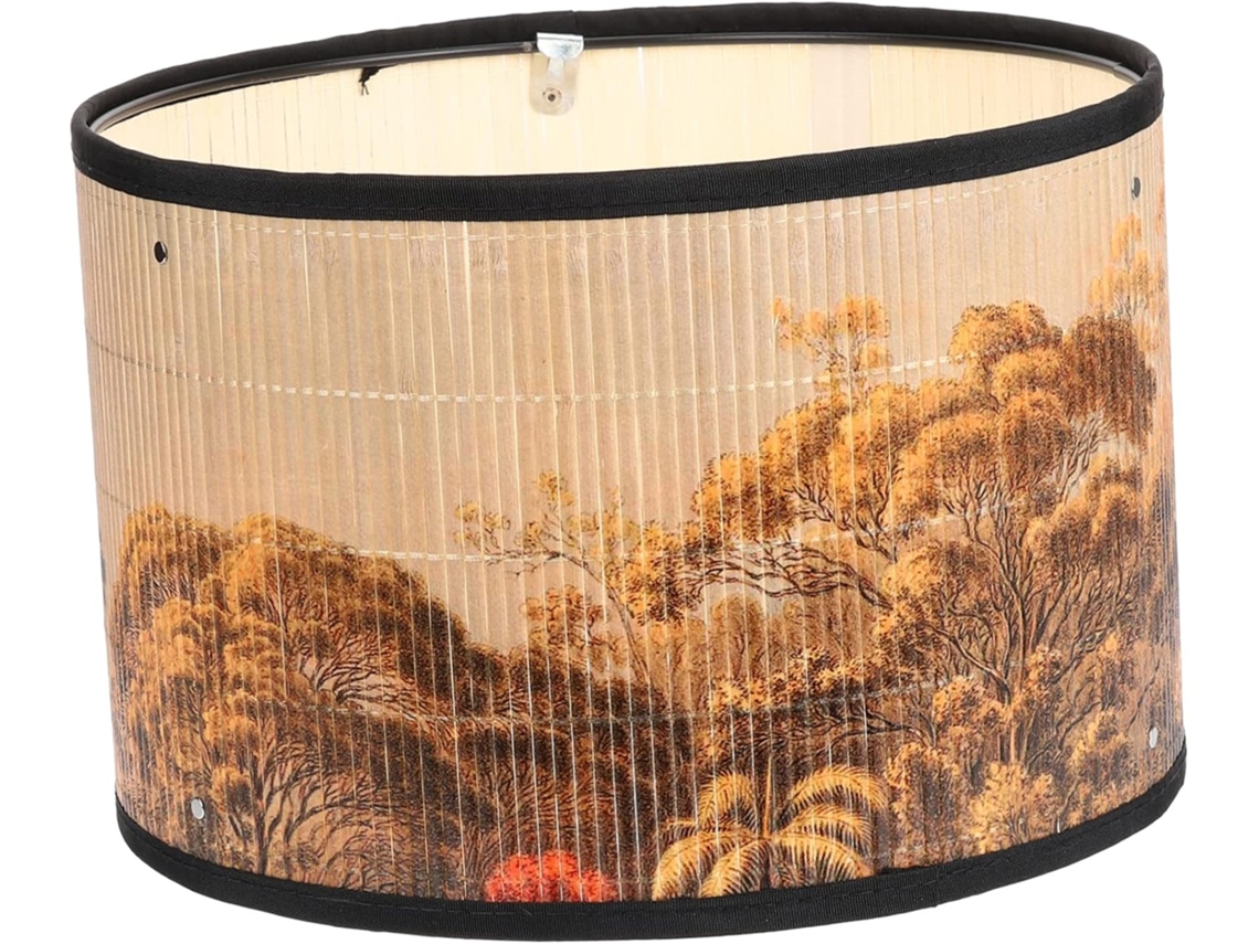 Lámpara Colgante Retro De Bambú Natural, Resistente Y Con Certificación, Difusor De Luz Suave Para Sala De Estar Y Dormitorio.