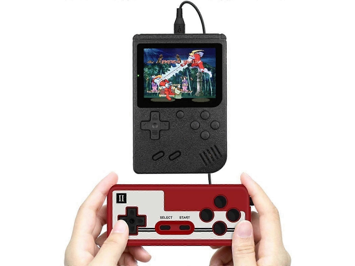 Consola Tendo pequeña con 400 juegos, portátil, nostálgica.