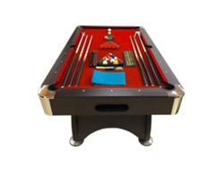 Mesa de Billar de 7 Pies Completo con Accesorios – Iron Red