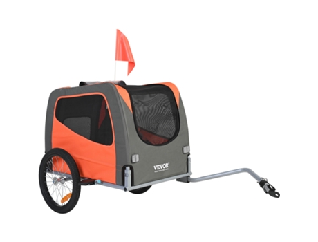 VEVOR Remolque de Bicicleta para Perros Mascotas Gato 30 kg Resistente al Agua