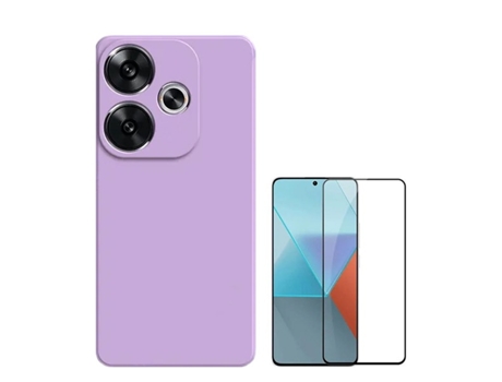 Protector de Pantalla Full Cover Compativel para Xiaomi Xiaomi Poco F6 PHONECARE Morado