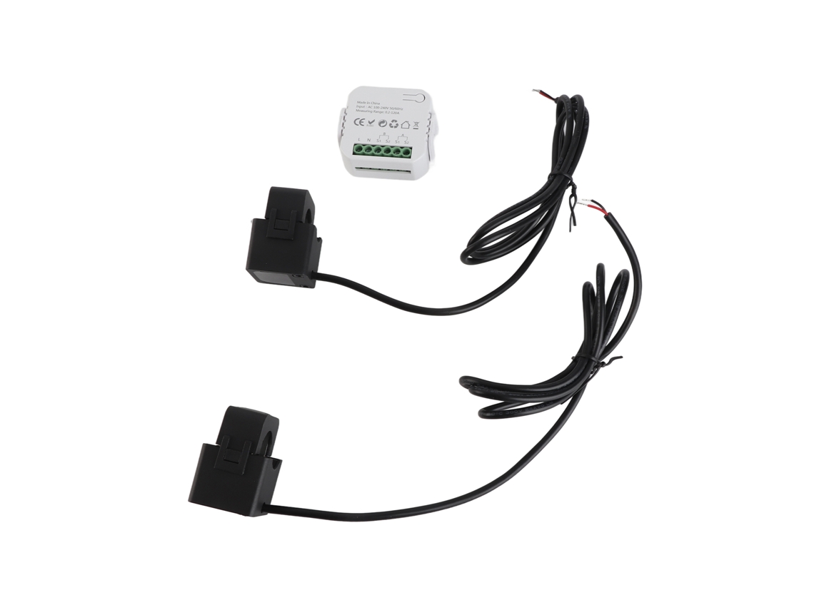 Medidor De Energía Inteligente Wifi Tuya Con Aplicación, Control Remoto Y Medición Del Consumo Diario Y Mensual.