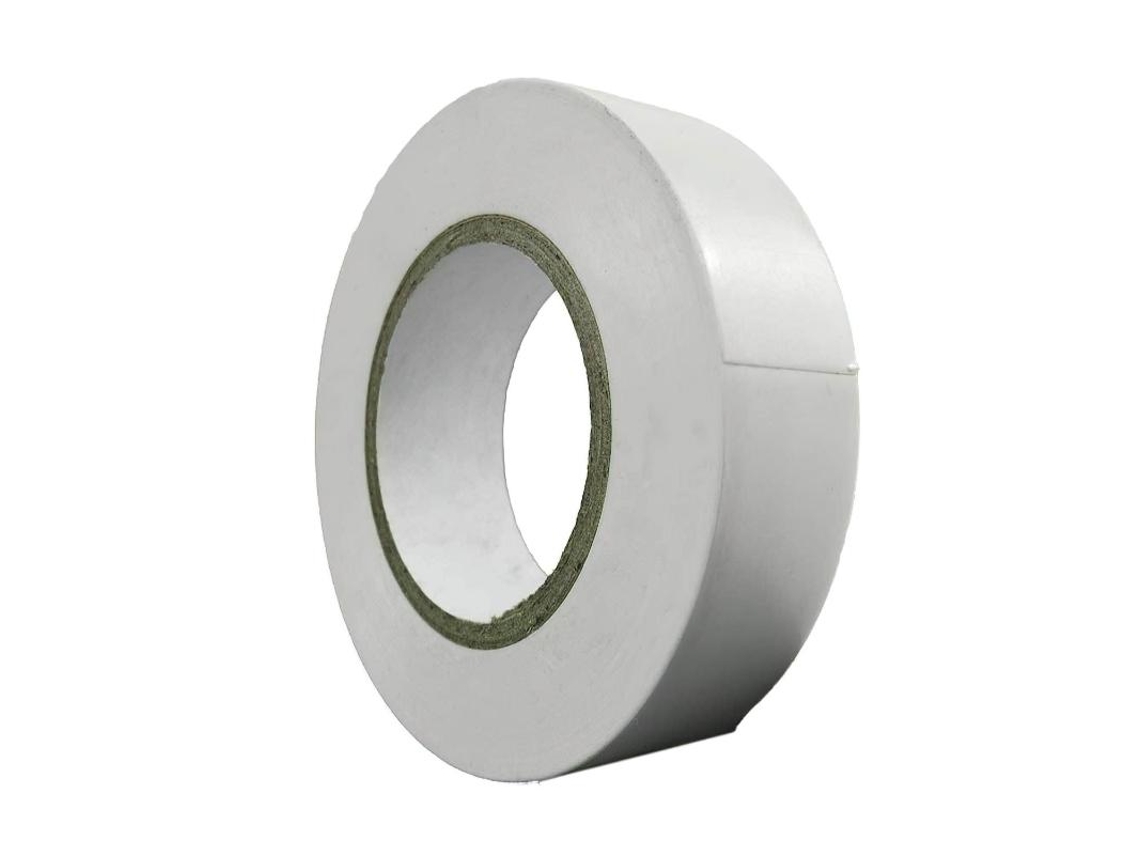 Cinta aislante 10 m. x 19 mm. blanca uso doméstico
