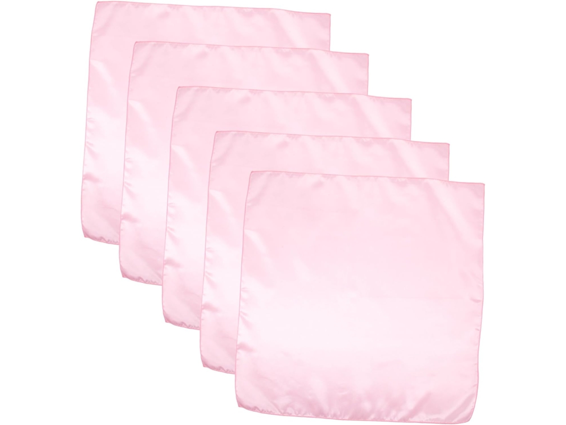 5piezas Servilletas De Tela Satinada Reutilizables Paquete De Servilletas Lavables Para Cena Fiesta