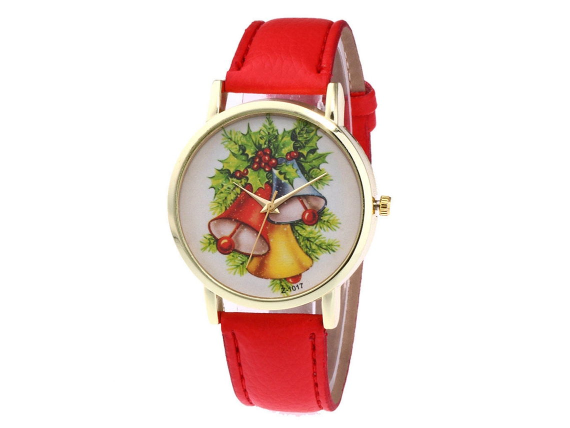 Reloj De Pulsera Unisex Zhoulianfa Rojo Informal De Cuero Sintético Con Cuarzo Para Estudiantes.