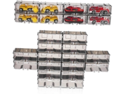 Caja Expositora Transparente De 40 Piezas Para Coches En Miniatura. Organizador.