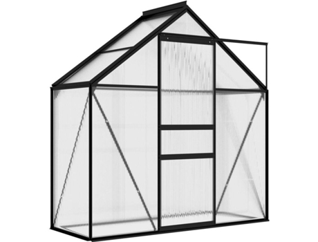 Invernadero VIDAXL de Aluminio Gris Antracita 1,33 m²