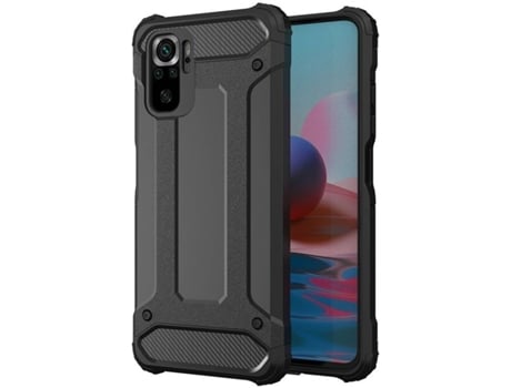 Funda Xiaomi Redmi Note 10/10S LMOBILE Hybrid (Negro)