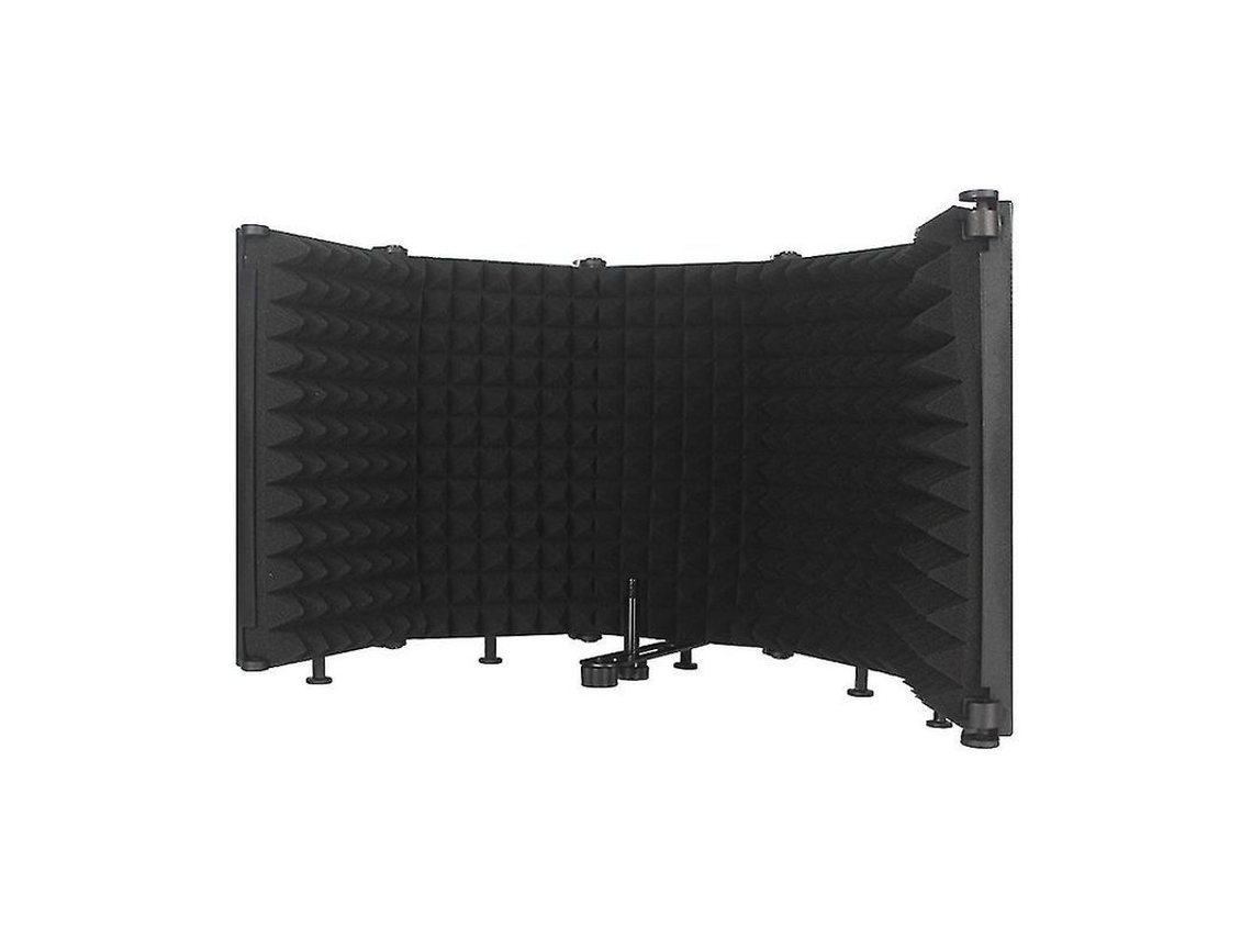 Panel Acústico Portátil Ajustable Para Grabación Vocal Con Aislamiento De Sonido Y Protector De Micrófono.