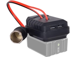 Adaptador Usb Para Encendedor De Cigarrillos De 18-21 V - Adaptador Para Encendedor De Cigarrillos Con Doble Puerto Usb
