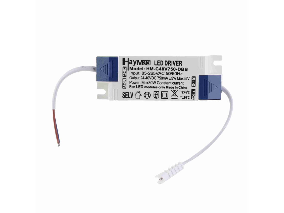 2026-driver Led De 30w Corriente Constante 750ma Transformador De Luz Led Entrada Ac85‑265v Salida Dc24‑40v