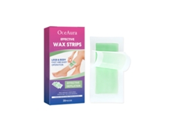 Bandas de cera de aloe vera para una depilación eficaz.