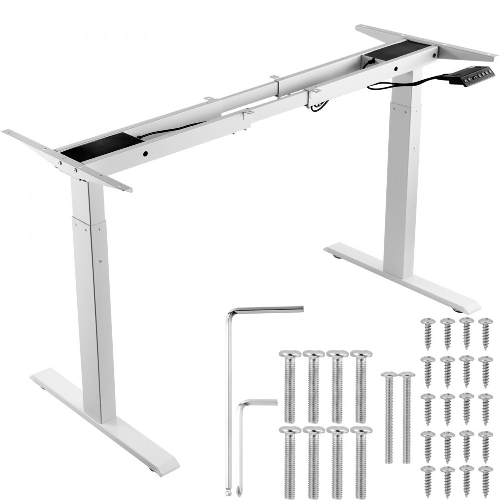 Escritorio Eléctrico Ajustable 110 178cm con 2 Motores, Memoria y Protección Tekmaquinas