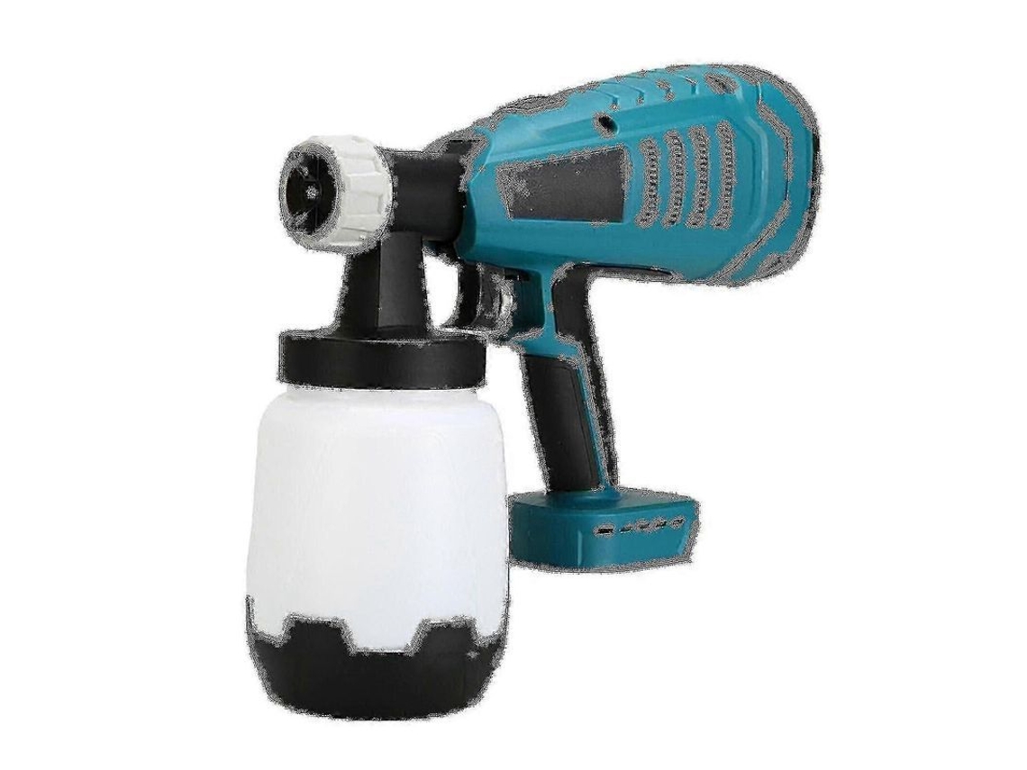 Pistola de pintura portátil de alta presión Makita CHARM de 18 V, alimentada por batería.