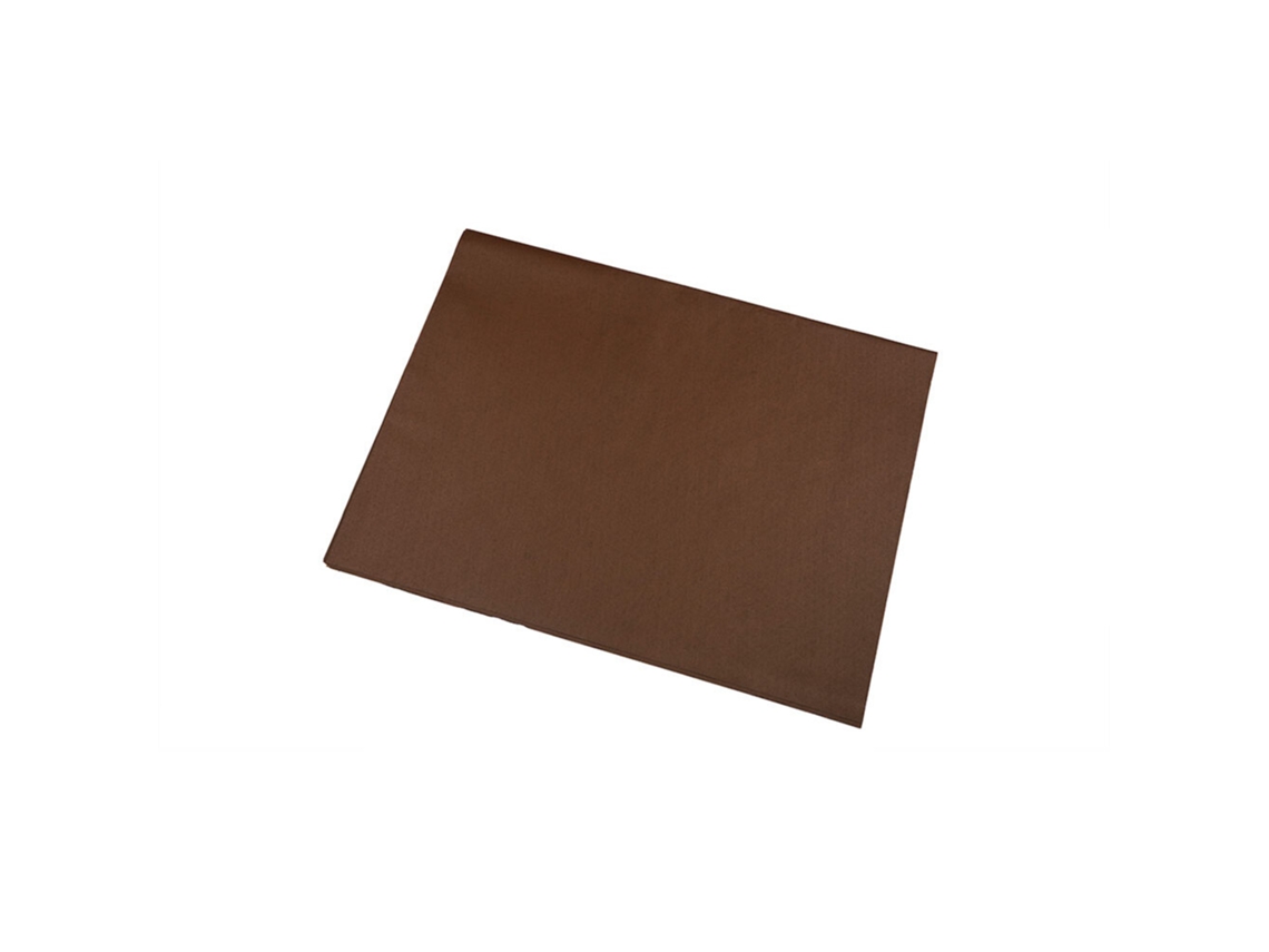 FABRIANO Papel de Seda 50 x 75 cm Marrón Oscuro Pack de 26 Unidades