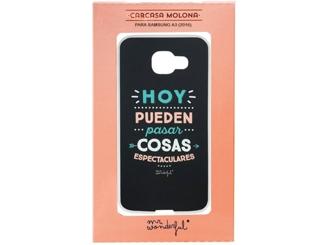 Carcasa Samsung Galaxy A5 2016 MR. WONDERFUL Cosas Negro