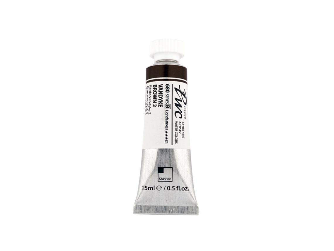 Aceite extrafino Pwc Shinhan 15 ml (Vandyke Brown N2 680 Serie B)