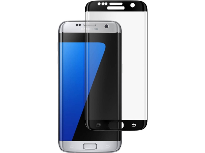 Protector de Cristal Templado AVIZAR Samsung Galaxy S7 Edge Negro