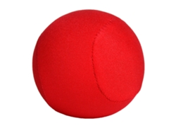 Pelota de masaje roja para fortalecer el agarre, rehabilitación y yoga