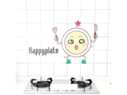 2026-sticker De Pared Para Cocina Anti Aceite Cartoon Impermeable Tile Decal (happyplate)