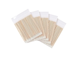 Bastoncillos De Algodón Puntiagudos En Paquetes De 5 (500 En Total) Para Maquillaje, Limpieza Y Corrección De Esmalte De Uñas.