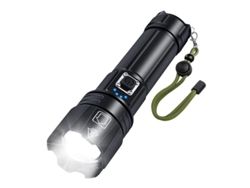 Antorcha Led Super Brillante Mini Resistente Agua Acampar/externo/emergencia Negro Yizhood