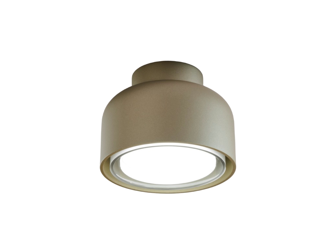 Lámpara de techo moderna con fondo de aluminio Sabbia 1xgx53