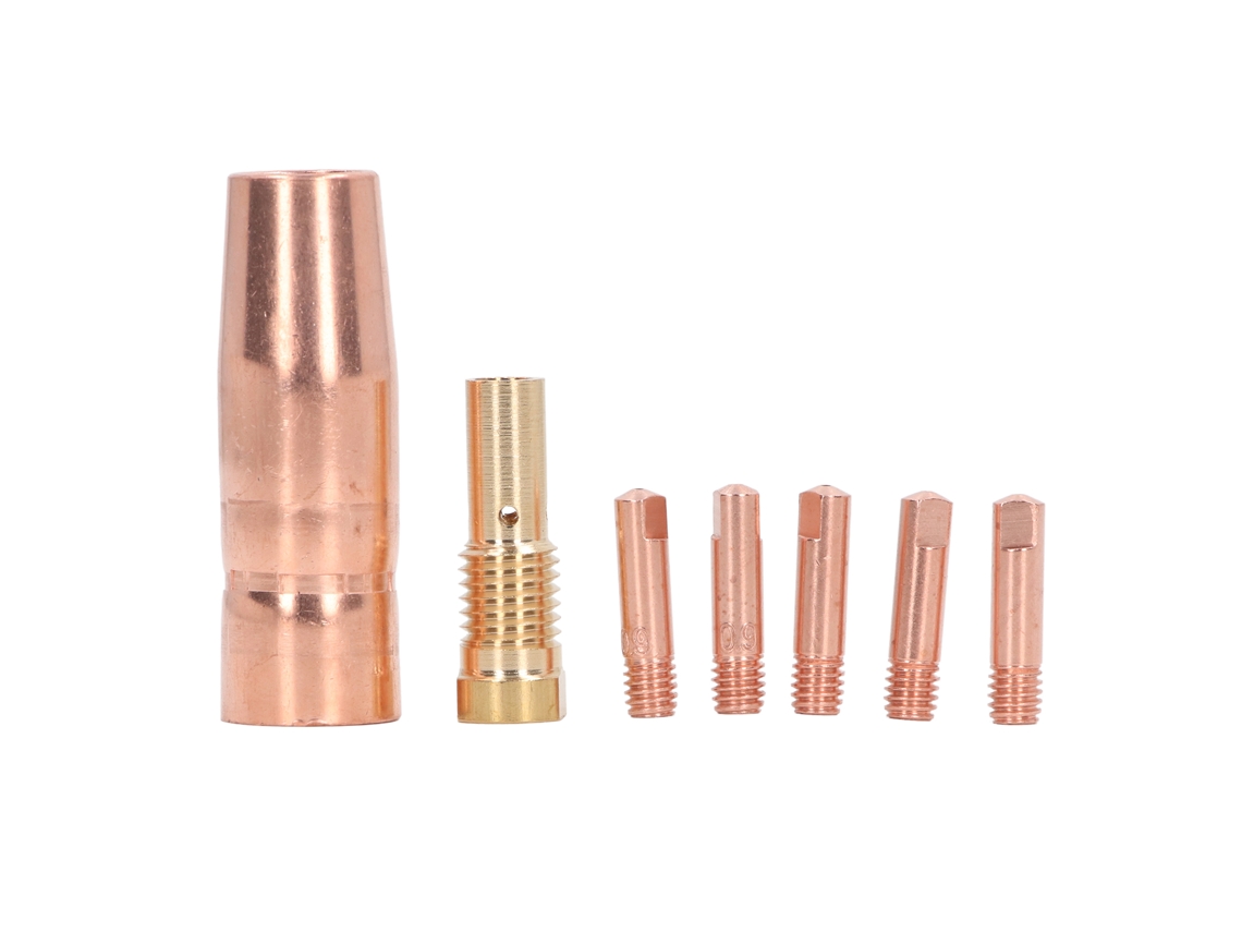 Acessório De Pistola Mig Flux Core Sem Gás Bico Latão 0.9mm Para Century Fc90 80gl