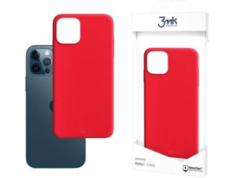 Funda Apple iPhone 12/12 Pro 3MK Lisa (Rojo)