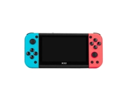 Consola de juegos portátil GOKOCO X52 de 5,1 pulgadas con resolución HD, incluye juegos retro clásicos integrados y reproductor de audio/vídeo.
