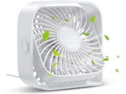 Ventilador De Escritorio Usb Potente Flujo Aire Y Funcionamiento Silencioso Mini Ventilador Mesa Tres