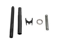 Eje De Transmisión Comp Center Slider Con Soporte Para Coche Rc Vorteks Granite 1/10 De Aluminio Negro