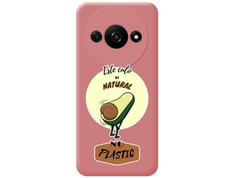 Funda Diseño Culo Natural para Xiaomi Redmi A3 TUMUNDOSMARTPHONE Silicona Líquida Rosa