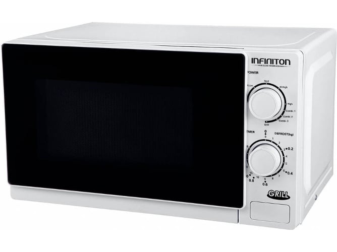 Microondas INFINITON MW-1015 (20 L - Con Grill - Blanco)
