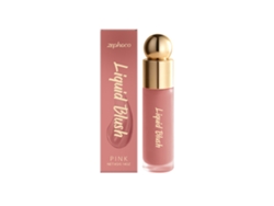 Barra de labios líquida rosa, hidratante y de larga duración para el rostro.