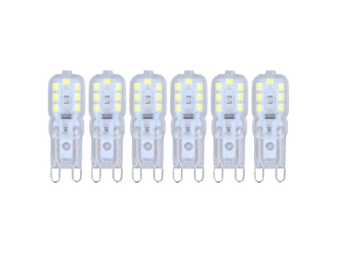Bj-bombilla G9 Led Regulável 3w 14 Leds Luz Quente 110v Proteção Para Os Olhos Economia De Energia Para Lâmpada De Teto Candelabro (6 Unidades)
