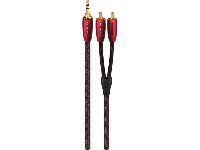 Cable de Audio AUDIOQUEST (Jack 3.5mm - RCA - 2 m - Negro)