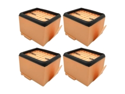 Elementos de filtros Hepa para aspiradora Vorwerk Kobold Vk135 Vk136, repuesto, 4 piezas