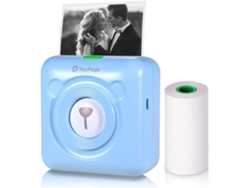 Mini Impresora Térmica Inalámbrica Bluetooth Con Cable Usb Compatible Con Android Ios Smartphone-azul Gertiz
