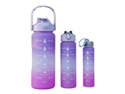 3 botellas de agua deportivas a prueba de fugas Rosewell