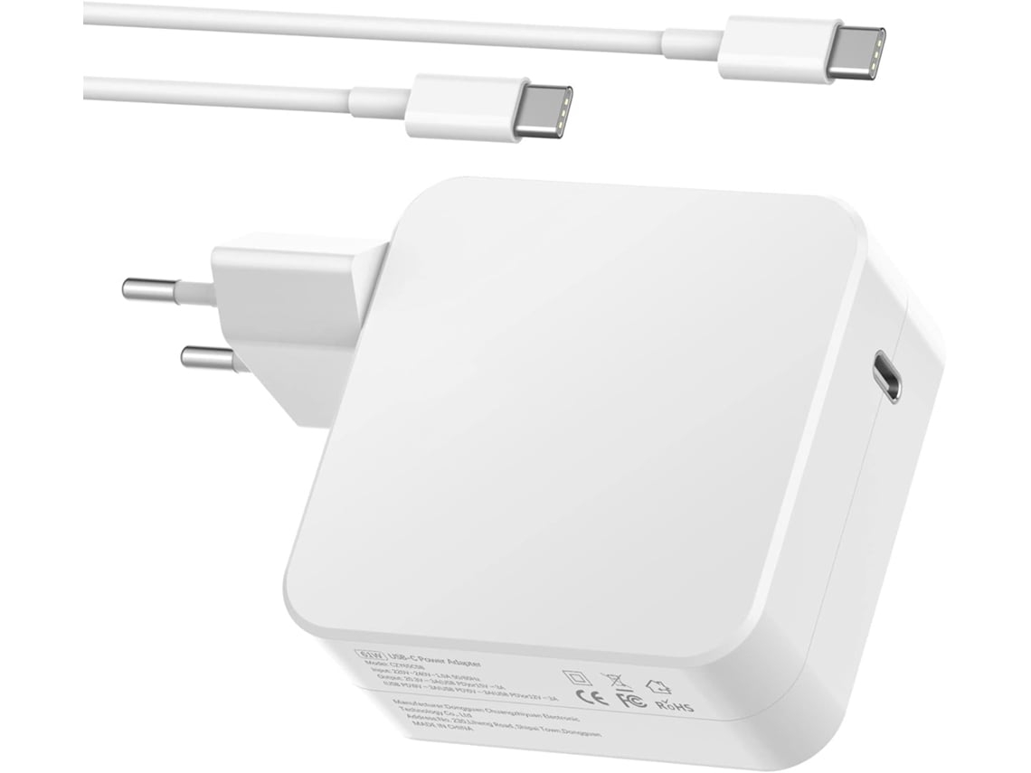 Cargador para MacBook Pro 2016 2017 2018 2019 2020, adaptador de corriente USB C de 61 W, Halinuia