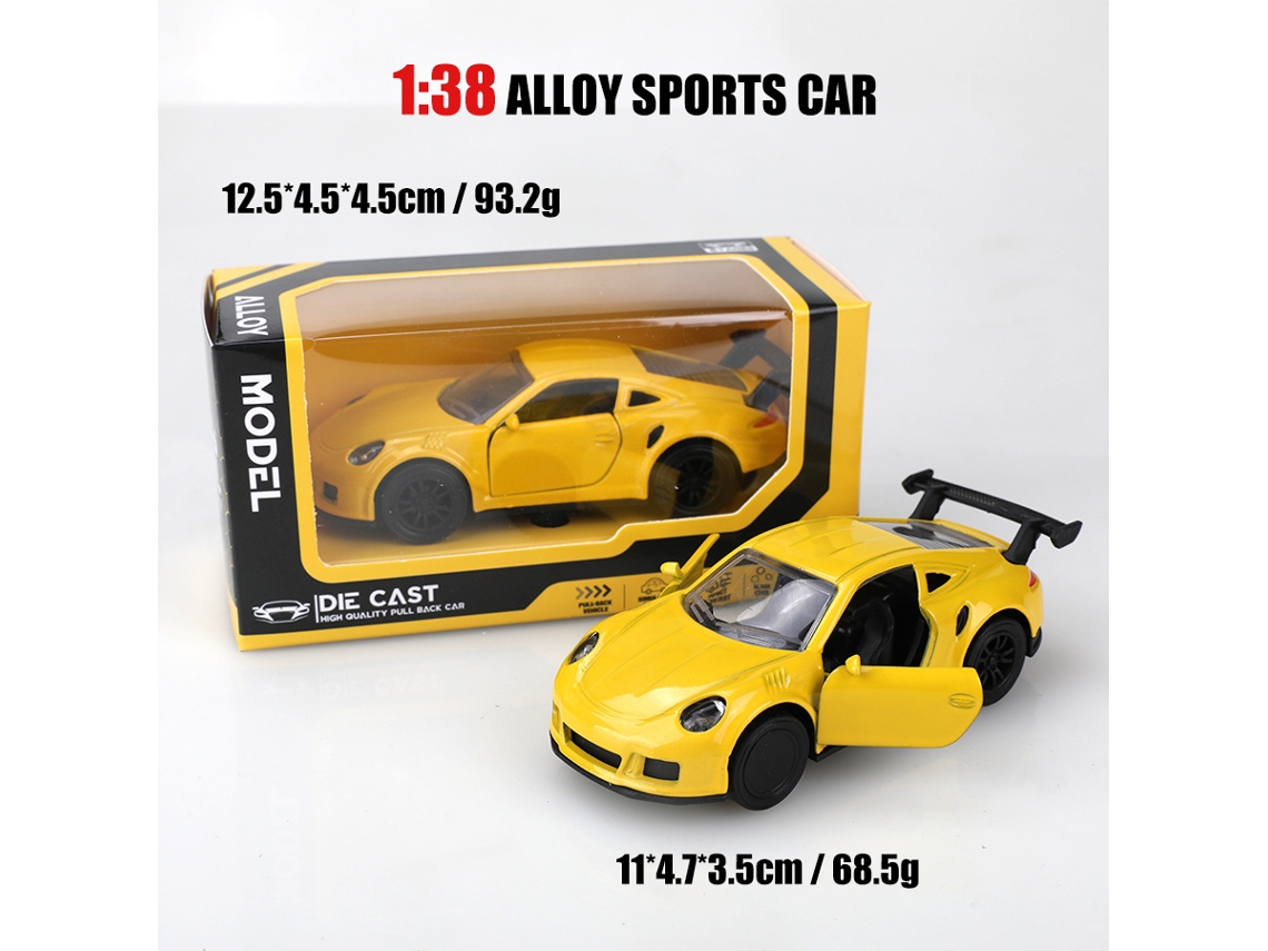 Modelo De Coche De Metal Fundido A Escala 1/38, Modelo De Coche Clásico, Juguete Para Niños