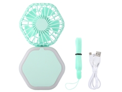 Ventilador Portátil (espejo De Belleza Con Luz Led)