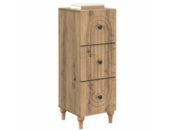 Maison Exclusive - Cajonera Roble Artesanal 33 X 34,5 X 90 Cm Madera De Ingeniería