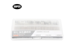 Kit De 30 Brocas De Diamante, Grano 150, Para Amoladora Eléctrica En Piedras Y Jade.
