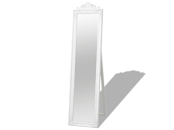 Espejo de suelo estilo barroco, 160 x 40 cm, blanco, DKD HOME DECOR